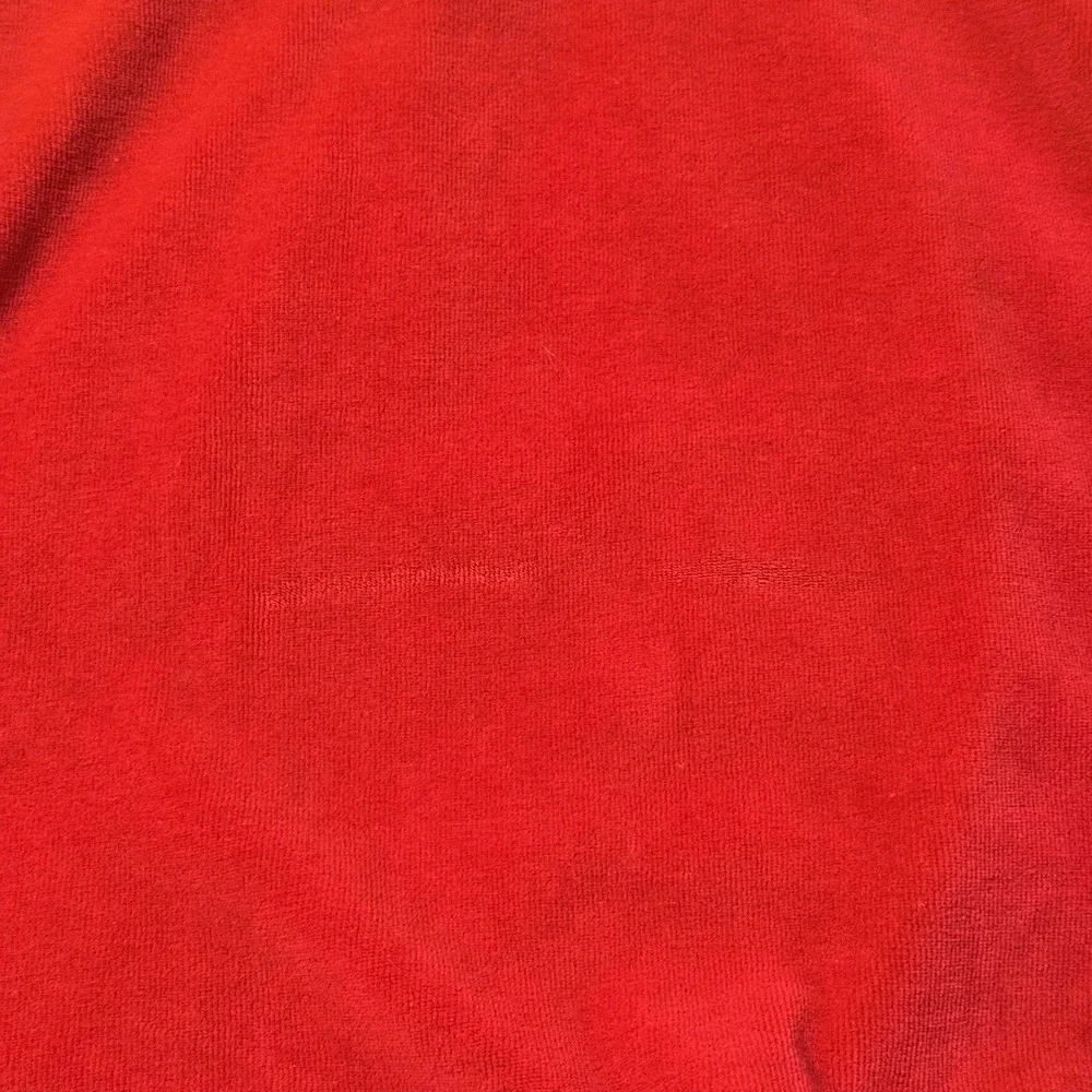 Vintage Disney Classic Pooh‎ Red Velour Romper 12 Months Velvet Collar Rare
